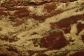 遊子谷の赤色頁岩