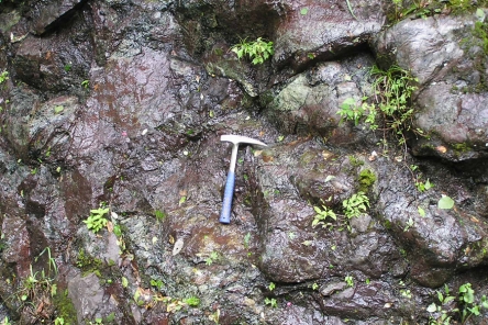 K3 寺山の枕状溶岩