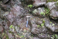 枕状溶岩(海中で噴出して固まった溶岩) 枕状溶岩(海中で噴出して固まった溶岩)